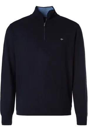 Fynch-Hatton Herren Pullover unifarben