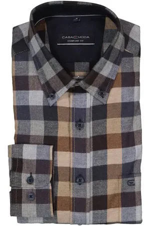 Casa Moda Herren Hemd kariert Comfort Fit
