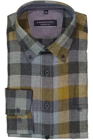 Casa Moda Herren Hemd kariert Comfort Fit