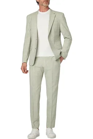 Strellson Herren Anzug kariert Slim Fit
