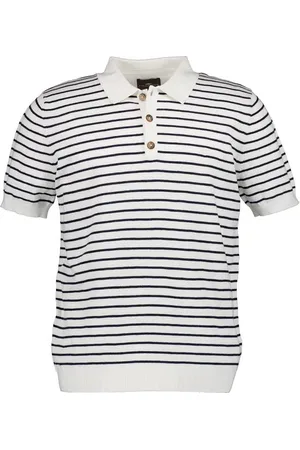 Fynch-Hatton Herren Polo-Shirt Gestreift