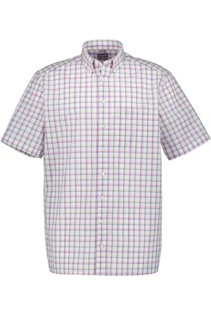 Olymp Herren Kurzarmhemd kariert Comfort Fit
