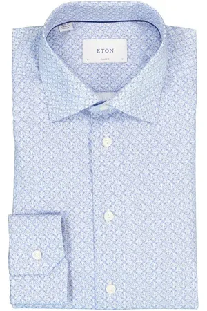 Eton Herren Hemd gemustert Classic Fit