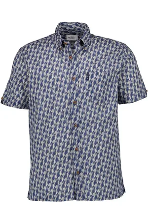 Ben Sherman Herren Kurzarmhemd gemustert
