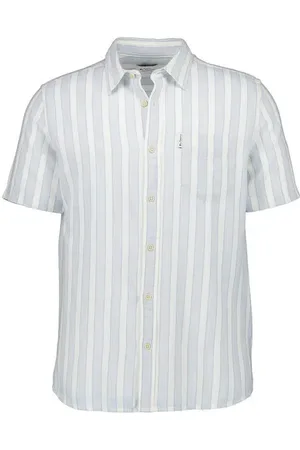 Ben Sherman Herren Kurzarmhemd gestreift