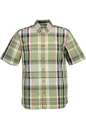 Fred Perry Herren Kurzarmhemd kariert