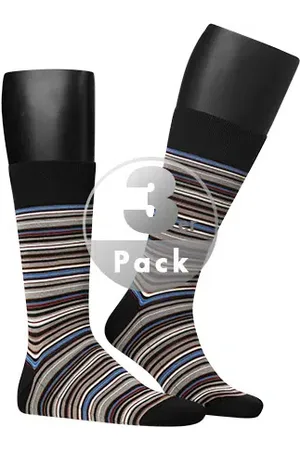 Falke Herren Socken Baumwolle & Mix Gestreift