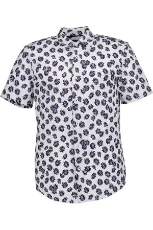 HUGO BOSS Herren Hemden geblümt Slim Fit