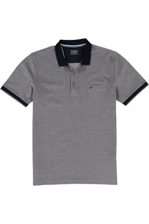 Olymp Herren Polo-Shirt meliert