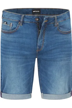 GAS Herren Jeansshorts Slim Fit