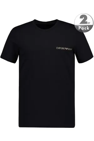 Emporio Armani Herren T-Shirts Baumwolle & Mix unifarben