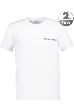 Emporio Armani Herren T-Shirts Baumwolle & Mix unifarben