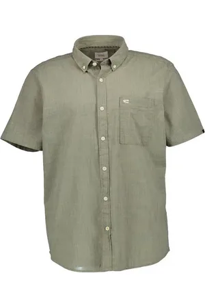 Camel Active Herren Kurzarmhemd gestreift