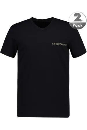 Emporio Armani Herren T-Shirts Baumwolle & Mix unifarben