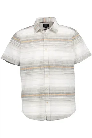 Camel Active Herren Kurzarmhemd gestreift