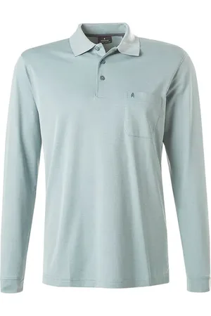 Ragman Herren Polo-Shirt meliert