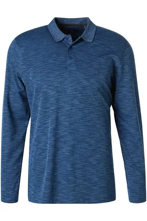 Ragman Herren Polo-Shirt meliert