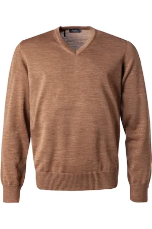 Maerz Herren V-Pullover unifarben