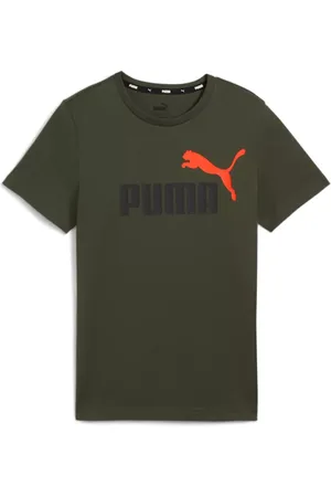PUMA Essentials+ Two-Tone Logo Tee