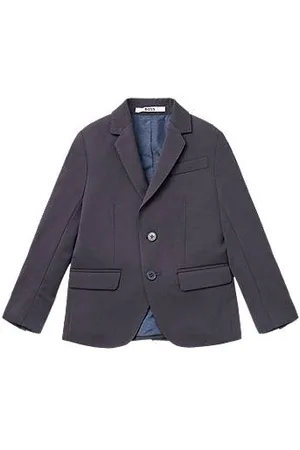 HUGO BOSS Regular-Fit Kids-Blazer aus Stretch-Wolle