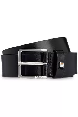 HUGO BOSS Gürtel aus italienischem Leder mit Signature-Streifen-Detail an der Schlaufe