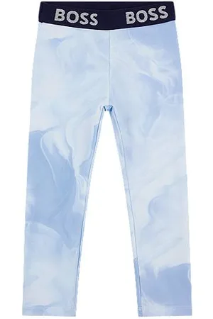 HUGO BOSS Kids-Leggings aus Super-Stretch-Gewebe mit Allover-Print