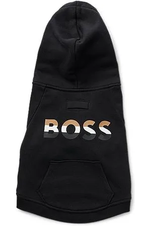 HUGO BOSS Hunde-Hoodie mit charakteristischem Streifen-Logo