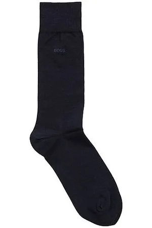 HUGO BOSS Mittelhohe Logo-Socken aus gekämmter Stretch-Baumwolle