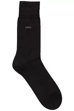 HUGO BOSS Mittelhohe Logo-Socken aus ägyptischer Baumwolle mit merzerisiertem Finish