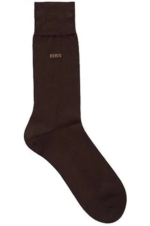 HUGO BOSS Mittelhohe Logo-Socken aus ägyptischer Baumwolle mit merzerisiertem Finish