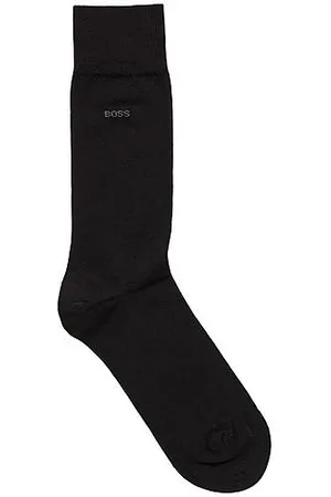 HUGO BOSS Mittelhohe Logo-Socken aus gekämmter Stretch-Baumwolle