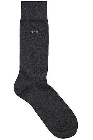 HUGO BOSS Mittelhohe Logo-Socken aus gekämmter Stretch-Baumwolle