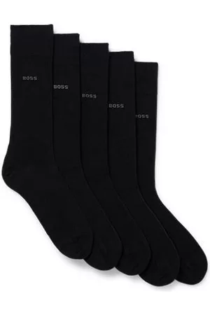 HUGO BOSS Mittelhohe Socken aus Baumwoll-Mix im Fünfer-Pack
