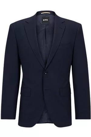 HUGO BOSS Regular-Fit Sakko aus elastischer Schurwolle