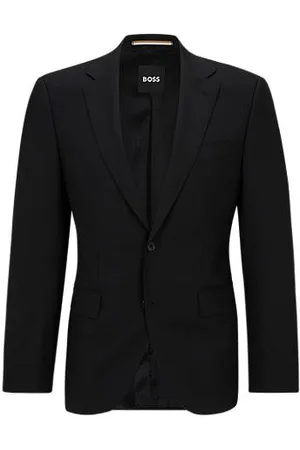 HUGO BOSS Regular-Fit Sakko aus elastischer Schurwolle
