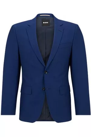 HUGO BOSS Slim-Fit Sakko aus elastischer Schurwolle