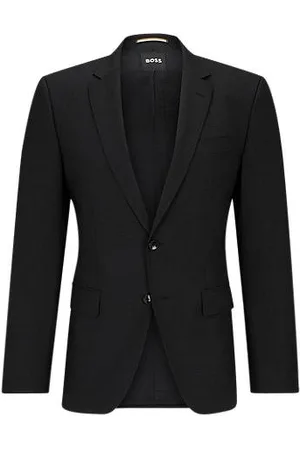 HUGO BOSS Slim-Fit Sakko aus elastischer Schurwolle