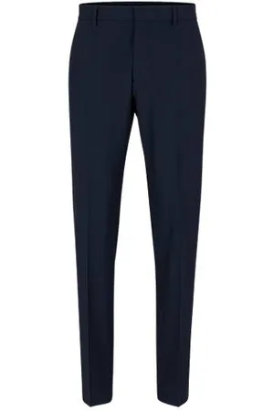 HUGO BOSS Slim-Fit Hose aus Stretch-Schurwolle