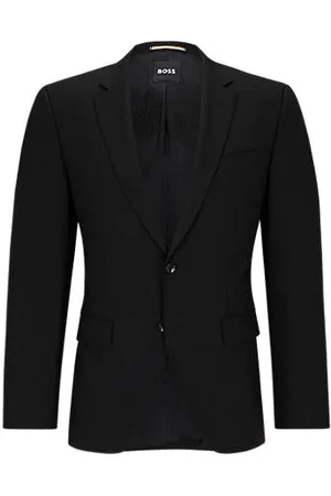 HUGO BOSS Slim-Fit Sakko aus elastischer Schurwolle