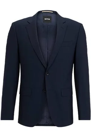 HUGO BOSS Slim-Fit Sakko aus elastischer Schurwolle