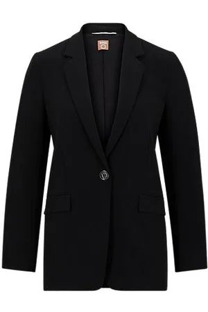 HUGO BOSS Regular-Fit Einreiher aus japanischem Krepp