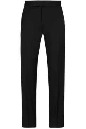 HUGO BOSS Slim-Fit Smoking-Hose aus Schurwoll-Serge
