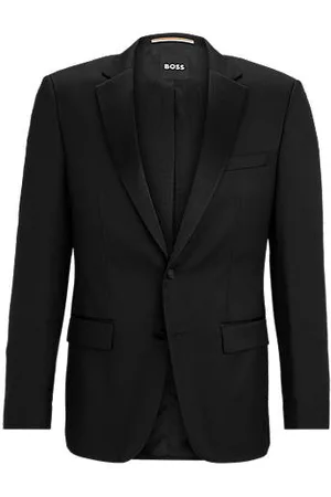 HUGO BOSS Slim-Fit Smoking-Jackett aus Schurwoll-Serge