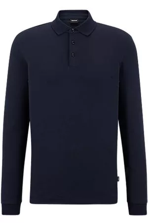 HUGO BOSS Poloshirt aus Interlock-Baumwolle mit Logo-Stickerei