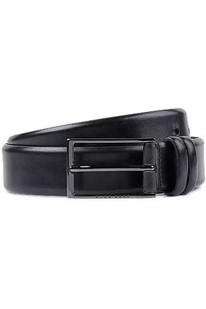 HUGO BOSS Gürtel aus pflanzlich gegerbtem Leder mit Metall-Details