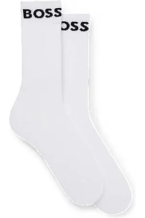 HUGO BOSS Kurze Socken aus Stretch-Gewebe im Zweier-Pack