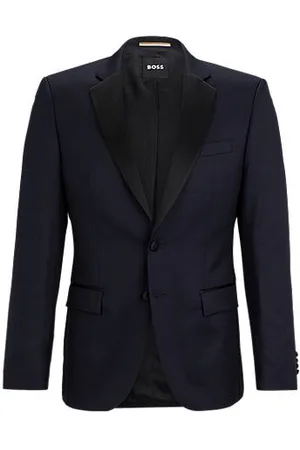 HUGO BOSS Slim-Fit Smoking-Jackett aus Schurwoll-Serge