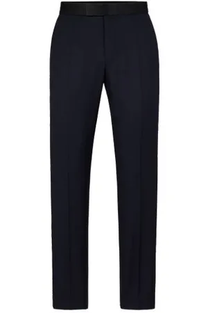 HUGO BOSS Slim-Fit Smoking-Hose aus Schurwoll-Serge