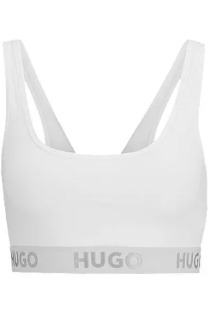 HUGO BOSS Bralette aus Stretch-Baumwolle mit Logo-Band