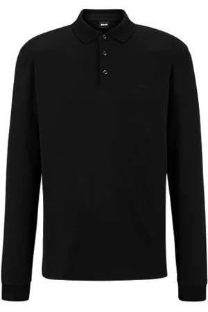 HUGO BOSS Poloshirt aus Interlock-Baumwolle mit Logo-Stickerei